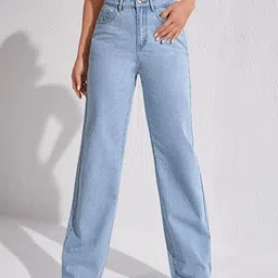 skyglory Women Regular High Rise Light Blue Jeans-picture-23