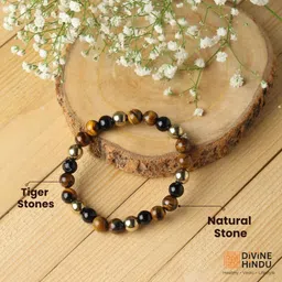 divine hindu Tiger's Eye Bracelet image 2