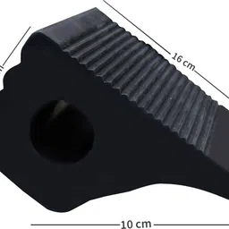 alp Heavy Duty Rubber Small Wheel Chock, Prevents Vehicle Rolling During Storage Wheel Chock image 5