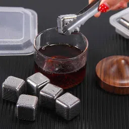 perfect pricee Ice Cubes Multicolor Steel Ice Cube Tray image 2