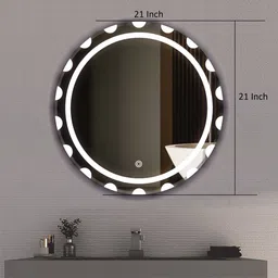 khushi decors 21 x 21 - Sikka Led Bathroom Mirror image 3