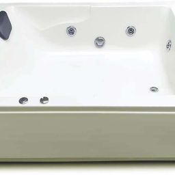 madonna Falcon 5 Feet Acrylic Jacuzzi Massage with Front Panel - Ivory Free-standing Bathtub-picture-2