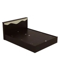 godrej interio Vurv Queen Size Bed with Storage in Cola Rain Finish image 5