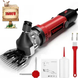 dereliable 1600W 6 speed control sheep hair cutting machine. 6 months warranty Red, Orange Pet Hair Trimmer-picture-21