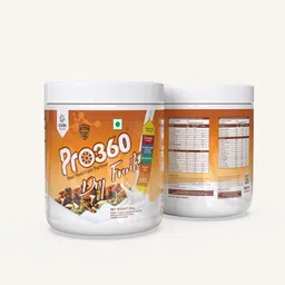 pro360 Dry Fruits Protein Powder Drink with Natural Dry Fruits with Immunity Boosters - Zinc, Vitamin C, Vitamin D image 4