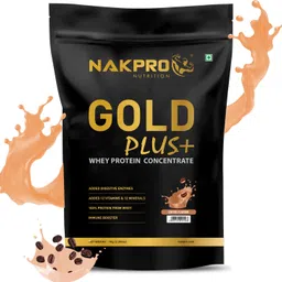 Gold Plus+ Whey Protein Concentrate with Digestive Enzymes|25g Protein 5.5g BCAA Whey Protein-image-36