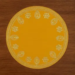 shoppersduniya Maroon Velvet Designer Aasan Pooja Cloth Mat Mandir Altar Cloth-picture-13