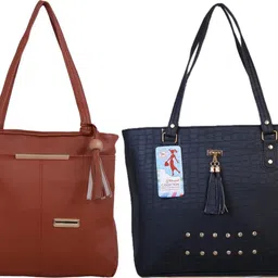 msk collection Women Tan, Black Messenger Bag-picture-36