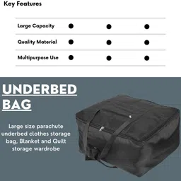 CHAMPARAN Moisture Proof Easy Foldable Large Capacity Multi-purpose Toys, Blanket, Cloth Cotton Laundry Bag image 4