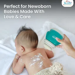 the little lookers Portable Baby Powder Puff with Box Holder Container for Newborn & Kids image 5