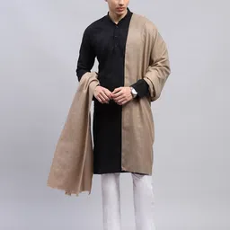 MONTE CARLO Wool Solid Men Shawl-picture-23
