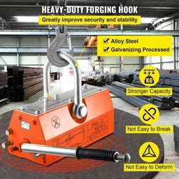 voltz 0.4T (400 kg) Portable Permanent Magnetic Lifter Crane Metal Lifting Tool Magnetic Pickup Tool image 4