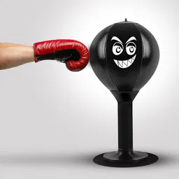 mullica Stress Relief Desktop Punching Bag – Large 32 cm Standing Punching Ball Standing Bag-picture-22