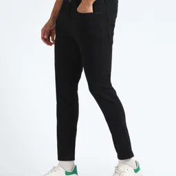 flying machine Men Skinny Mid Rise Black Jeans image 3