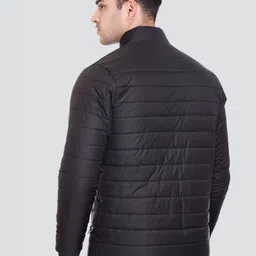 rare times Men Solid Bomber Jacket image 2