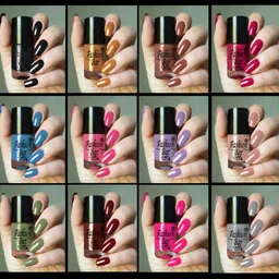 Neon Nail Polish Combo 06 Multicolor-image-11