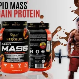 hercules Rapid mass bulk gain protein Weight Gainers/Mass Gainers image 4