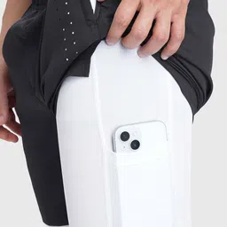 fuaark Solid Men Black Running Shorts, Gym Shorts, Sports Shorts image 4