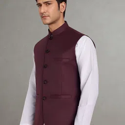 rocksy Solid Men Waistcoat image 1