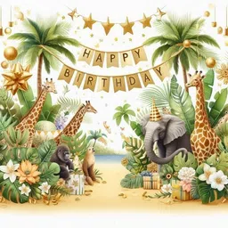 manifer Multicolor Premium Printed Happy Birthday Party Backdrop-picture-44