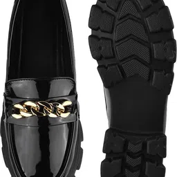 froh feet Women's Loafer Shoes | Faux Leather | Slip-On Style Loafers For Women image 3