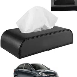 maties Leathrite New Design Black D-Shape Tissue Holder For-Zest Tata 2014 Vehicle Tissue Dispenser-picture-18