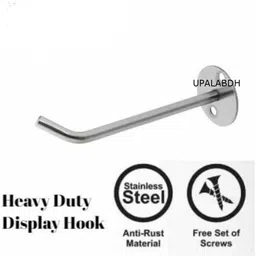 upalabdh 4 INCH Display Hook for Mobile Shop Shop Showroom Boutique Hanging Hooks Hook Rail 16 image 5