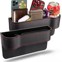 xlentag Car Seat Gap Filler 1 Pcs PU Leather Car Seat Organizer with Cup Holder Trunk Organizer-picture-20