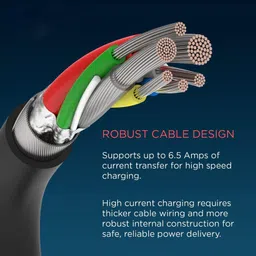 UniBoss Type C 5 A 1 m Copper Braiding 68W Type C to C Turbo Power charging data cable image 5