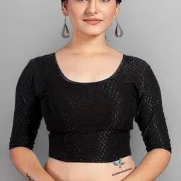 Round Neck Women Blouse-image-0