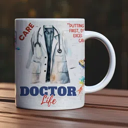 Mug For Doctors, Surgeons, Medico, Dr. & Medical Students, Doctor Theme Ceramic Coffee Mug-image-30