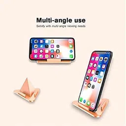 Bodoma Triangle Shape 3 Sided Multi Angle Desktop Stand Pack of 6 Mobile Holder image 4