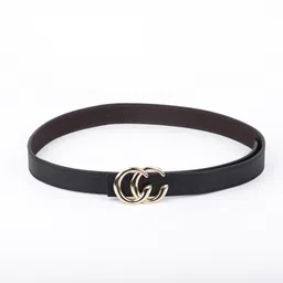 provogue Women Formal Black Artificial Leather Belt image 3