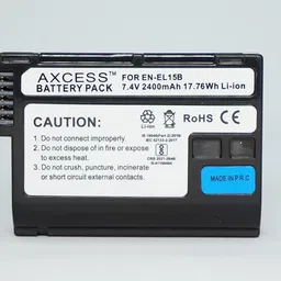 power smart EN-EL15B Rechargeable Lithium-Ion for for Z6 II, Z7 II Z5, Z7, Z6 Camera Battery image 2