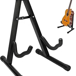 techno A-Type Portable Guitar Stand – Compatible with Acoustic & Electric Guitars A Frame Stand-picture-33