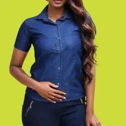 houseofcommon Women Regular Fit Solid Button Down Collar Casual Shirt-picture-33