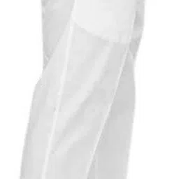 zainrfashion Men Relaxed White Cotton Blend Trousers image 3