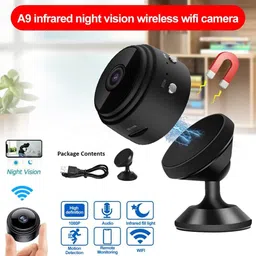 SIOVS 1080p HD Wifi Wireless Spy Hidden Camera Live View Built-in Battery Night Vision Security Camera image 2