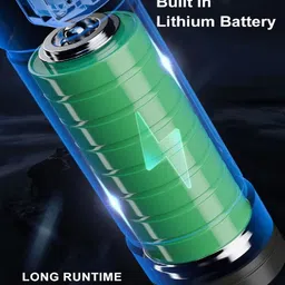 daily needs shop Zoomable Mini Rechargeable Emergency Light with 3 Mode 50W Torch image 5