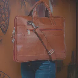 house of common Men & Women Tan Messenger Bag-picture-10