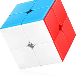 toyrentto MoYu MeiLong 2x2 Speed Cube Stickerless Smooth Turning Puzzle Toy for Kids-picture-17