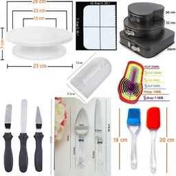 unique impex + cake baking tools combo set with mould Kitchen Tool Set image 5
