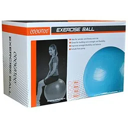 Cockatoo Anti-Burst Gym Ball (55 Cm to 95 Cm) with Foot Pump, Exercise Ball image 4