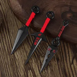 proberos Naruto Kunai Set Minato Namikaze Cosplay Ninja Tools Key Chain image 5
