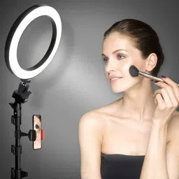 VIJYONICES Selfie LED Ring Light 7ft Tripod Stand live video Stream Phone Holde Ring Flash image 4
