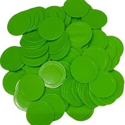 morel ROUND PLASTIC PLAIN TOKEN COIN (35MM) FOR SHOP, GAMES, STORES, SCHOOL (100 PCS)-picture-14