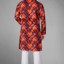 parallel times Men Cotton Blend Kurta Pyjama Set image 2