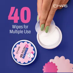 mars Miss Wipe Out Nail Polish Remover Wipes (40 Wipes Each)(Pack of 2) image 5
