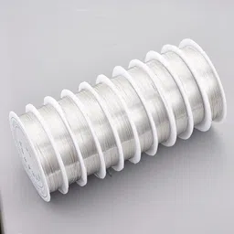 bm retail 10Pcs 0.4MM Wire Craft Beads Rope Beading Wire for Necklace Jewelry(SILVER)-picture-12