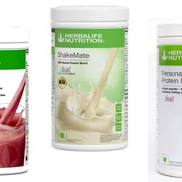 herbalife Formula 1 Strawbery &RoseKheer + Protein Powder 400G + Shake Mate + Afresh Lemon Protein Shake image 1